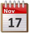 calendar November 17
