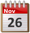 calendar November 26