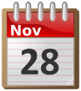 calendar November 28