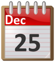 calendar December 25