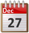 calendar December 27