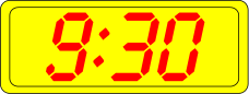 digital clock 17