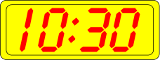 digital clock 19