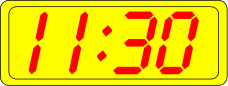 digital clock 21