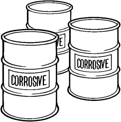 container drums corrosive