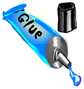 glue tube mess