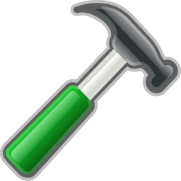 hammer icon green