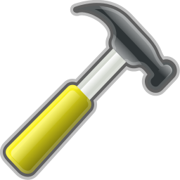 hammer icon yellow