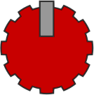 adjustment knob red