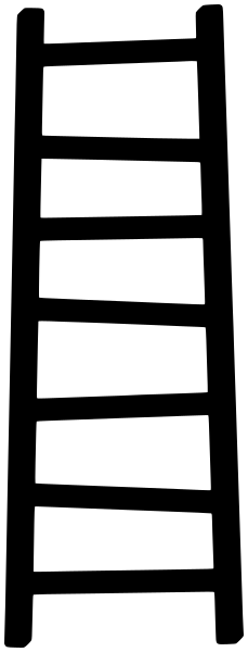 ladder silhouette