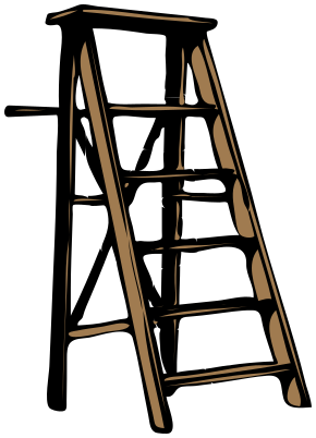 step ladder wood