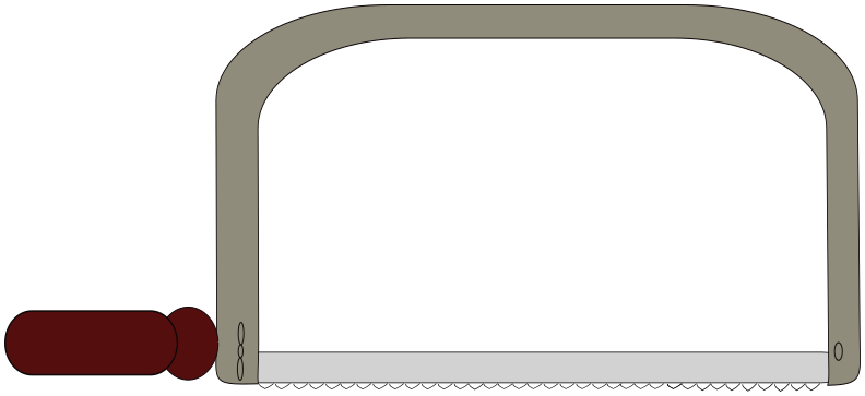coping saw clipart