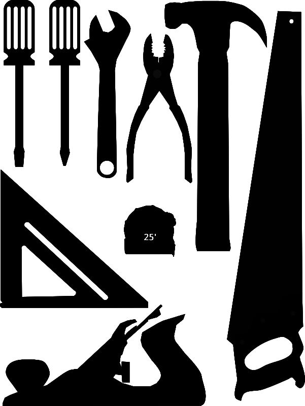 tools silhouette