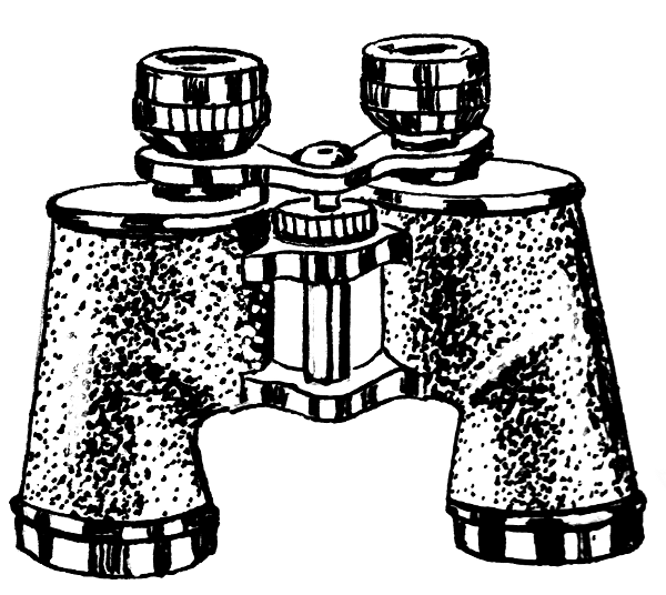 Binoculars Illustration