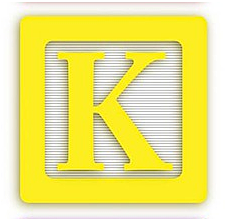K letter block