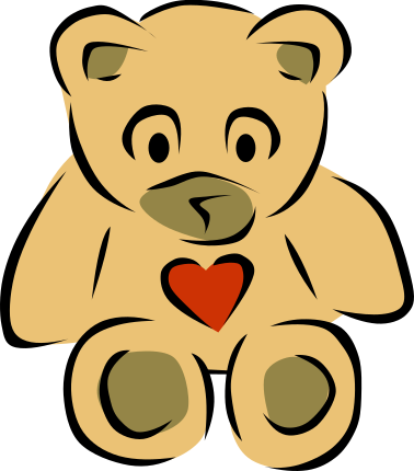 teddy bear w heart