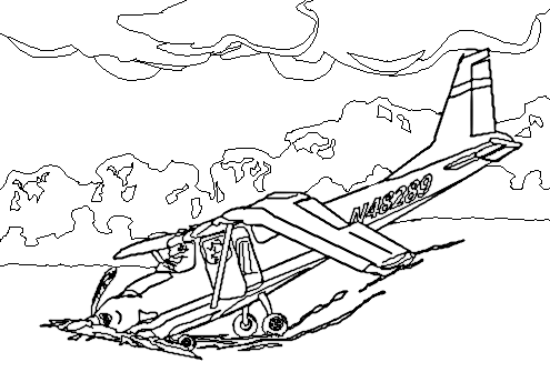 crash airplane