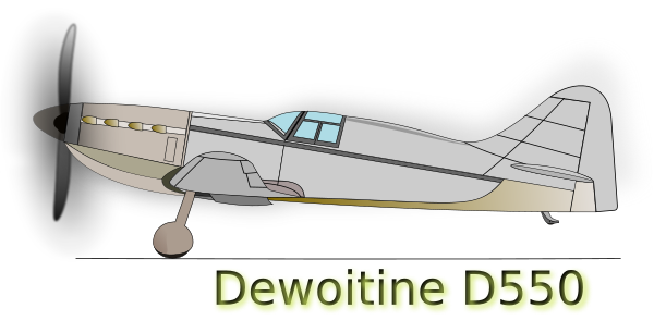 plane Dewoitine D550