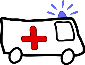 ambulance sketch.