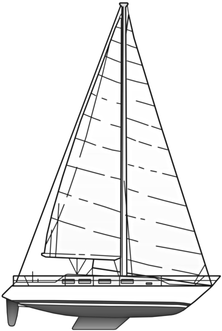 sailboat large BW