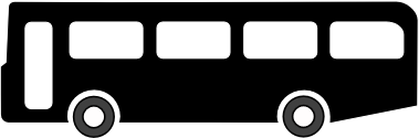 bus symbol black