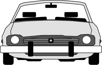 car front view