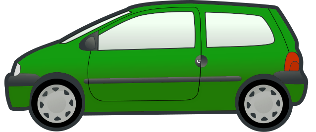 green hatchback