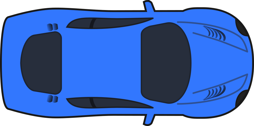 car blue