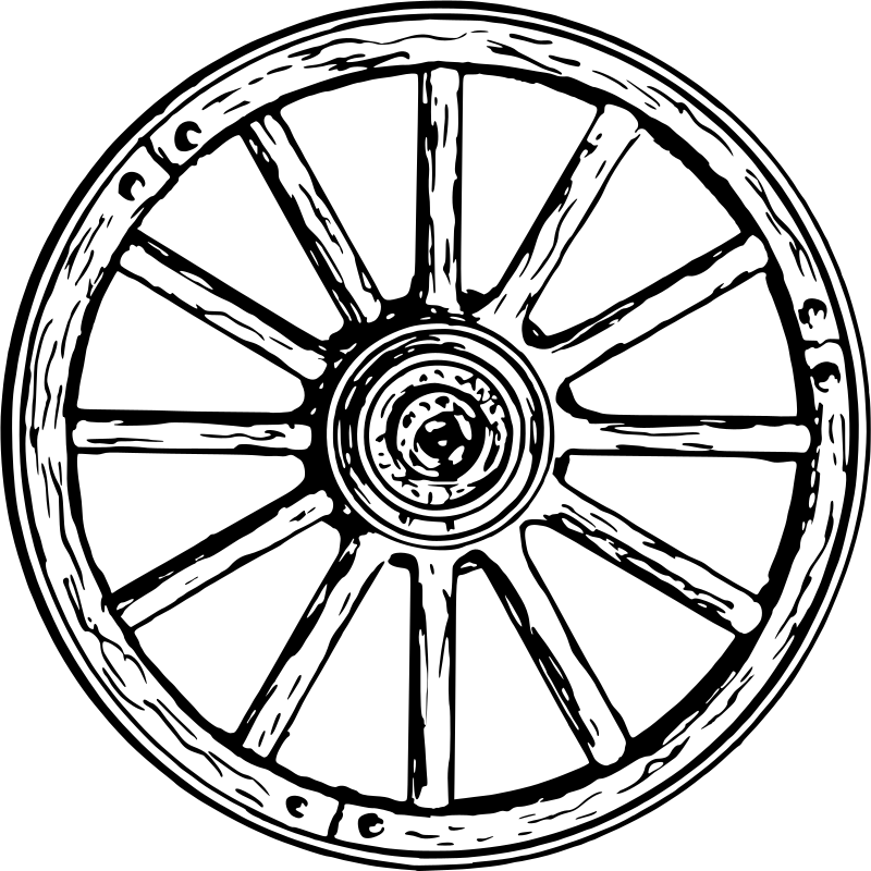 wagon wheel BW