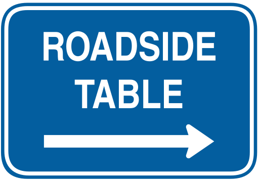 roadside table
