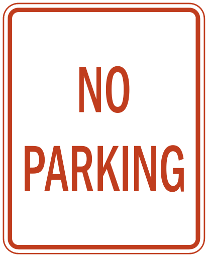 no parking