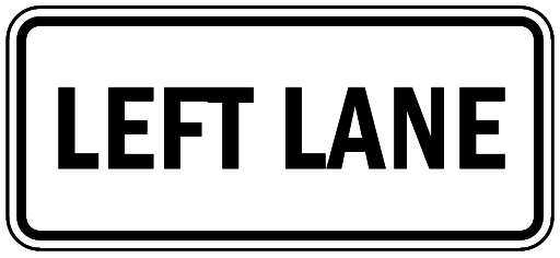 left lane