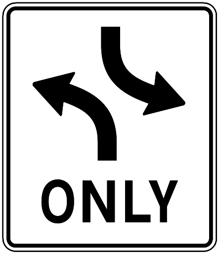 center lane only