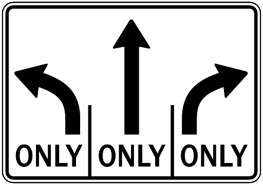three lanes