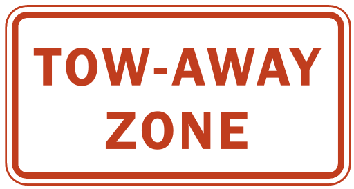 tow away zone 1