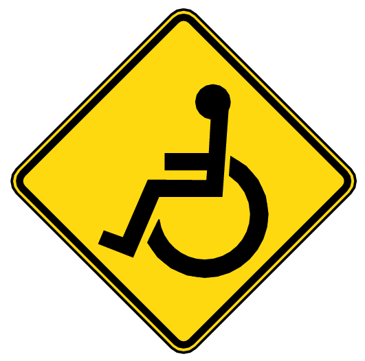 handicapped crossing