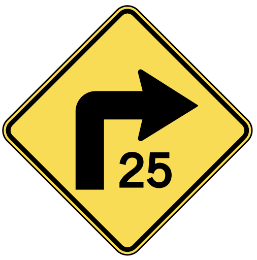 25 on curve