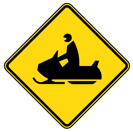 snowmobile crossing