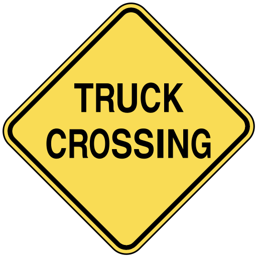 truck crossing