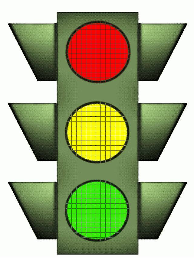 traffic signal large all colors