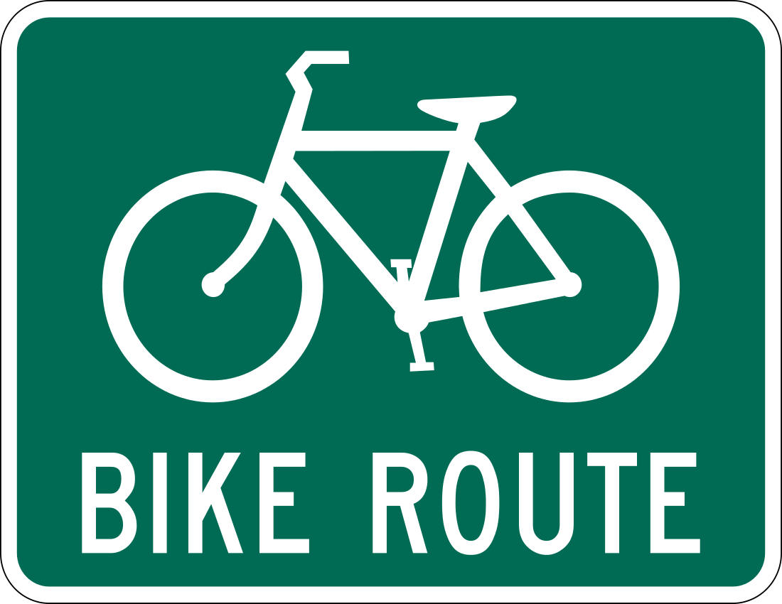 Bicycle Route sign
