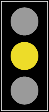 yellow light outline
