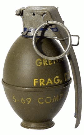 grenade m26a1 fragmentation