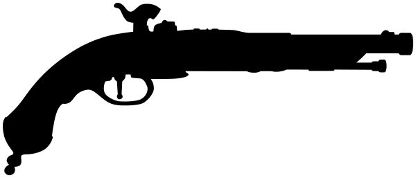 flintlock pistol silhouette