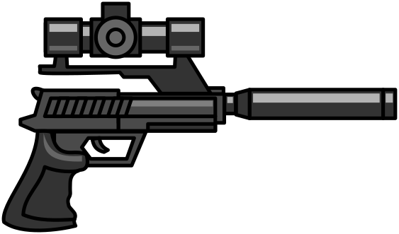 pistol scope silencer