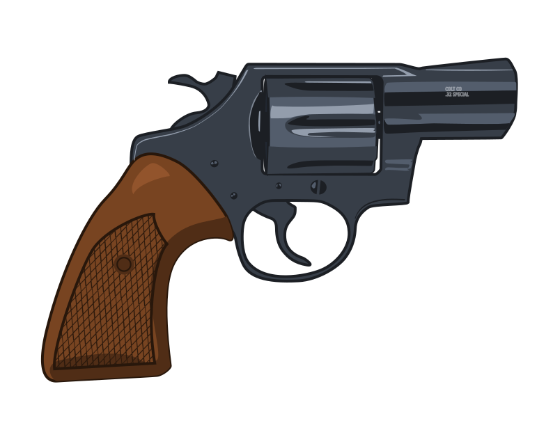 snub-nose revolver