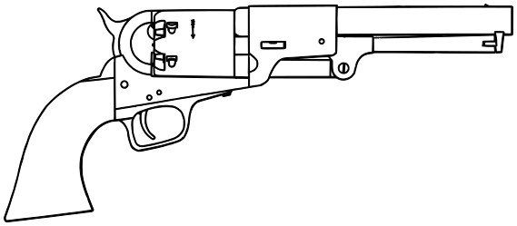 Navy revolver Colt