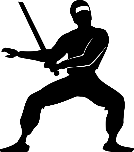 Ninja with sword
