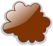 cloud glossy brown