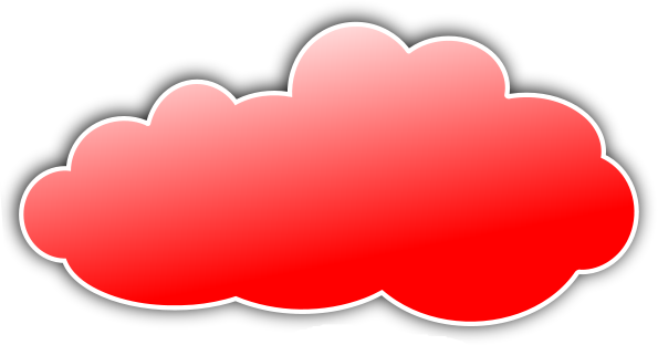 color cloud red